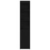 vidaXL Aparador alto roble negro 37,5x35x180 cm madera de ingeniería