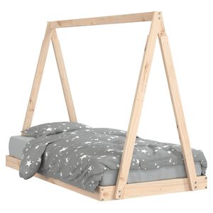 vidaXL Estructura de cama para ni&ntilde;os madera maciza de pino 80x160 cm