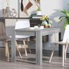 vidaXL Mesa de comedor madera contrachapada gris Sonoma 140x74,5x76 cm