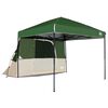 vidaXL Juego de Tienda de Camping con techo 2 pcs Verde Tafet&aacute;n y Tela