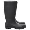 vidaXL Botas de agua negro número 45 PVC