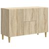 vidaXL Aparador Roble Sonoma 89 x 34,5 x 60 cm Madera de Ingenier&iacute;a