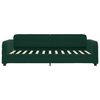 vidaXL Sof&aacute; cama nido con cajones terciopelo verde oscuro 100x200 cm