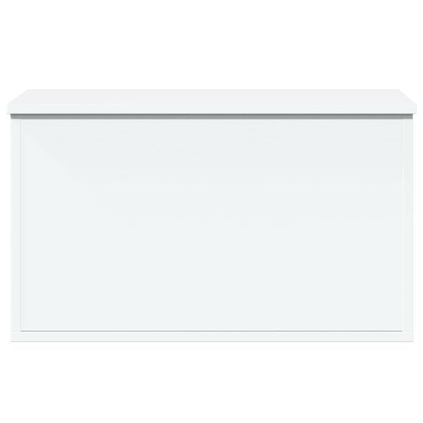 vidaXL Caja de almacenaje madera de ingenier&iacute;a blanco 60x35x35 cm