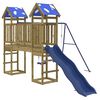 vidaXL Parque infantil de exterior madera de pino impregnada