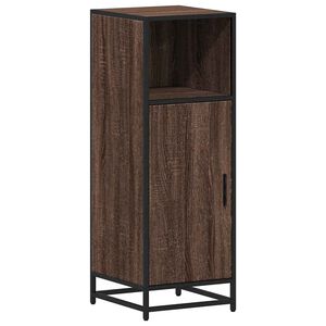 vidaXL Armario de ba&ntilde;o madera contrachapada roble marr&oacute;n 35x37,5x100cm