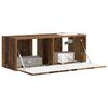 vidaXL Mueble de TV Montado en la Pared Madera Vieja 60 x 31 x 29.5 cm