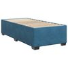 vidaXL Cama box spring con colch&oacute;n terciopelo azul oscuro 80x200 cm