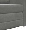 vidaXL Sof&aacute; cama 60cm Gris oscuro Terciopelo