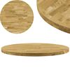 vidaXL Superficie de mesa redonda madera maciza de roble 44 mm 700 mm