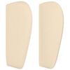 vidaXL Cabecero de tela color crema 147x23x78/88 cm