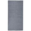 vidaXL Alfombra de exterior de tejido plano azul 100x200 cm