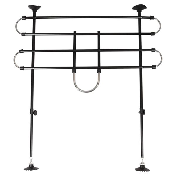 FLAMINGO Reja de protecci&oacute;n para coche 2 barras 2 opciones negra