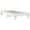 vidaXL Estructura cama sin colch&oacute;n madera maciza pino blanca 100x200cm