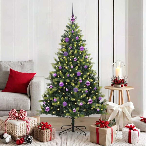 vidaXL &Aacute;rbol de Navidad Artificial Articulado 150 LEDs Verde 150 cm