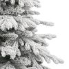vidaXL &Aacute;rbol de Navidad artificial con bisagras y nieve flocada 240 cm
