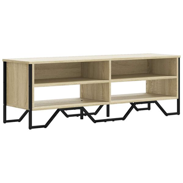 vidaXL Mueble de TV madera de ingenier&iacute;a roble Sonoma 122x34x41 cm