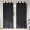 vidaXL Cortinas opacas 2 pcs Gris oscuro 140 x 260 cm Terciopelo
