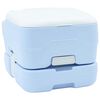 vidaXL Inodoro de Camping Azul Claro y 41,5 x 36,5 x 30 cm Polietileno