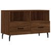 vidaXL Mueble para TV madera contrachapada roble marr&oacute;n 80x36x50 cm