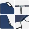 vidaXL Tumbona plegable 1-persona Azul 56 x 189 x 87cm tela