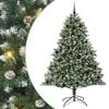 vidaXL &Aacute;rbol de Navidad artificial Verde 210 cm PVC, Pl&aacute;stico y Acero