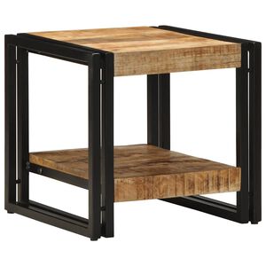vidaXL Mesa de Caf&eacute; Marr&oacute;n 40 x 40 x 38 cm Madera de mango maciza