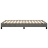 vidaXL Estructura de cama sin colch&oacute;n terciopelo gris oscuro 120x200cm