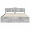 vidaXL Estructura de cama Concreto 180 x 200 cm Madera de pino macizo