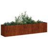 vidaXL Jardinera oxidada 200x40x40 cm acero corten