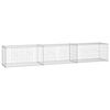 vidaXL Muro de gaviones con cubiertas acero galvanizado 300x50x50 cm