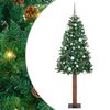vidaXL &Aacute;rbol de Navidad Delgado con 300 LED con soporte Verde 180 cm