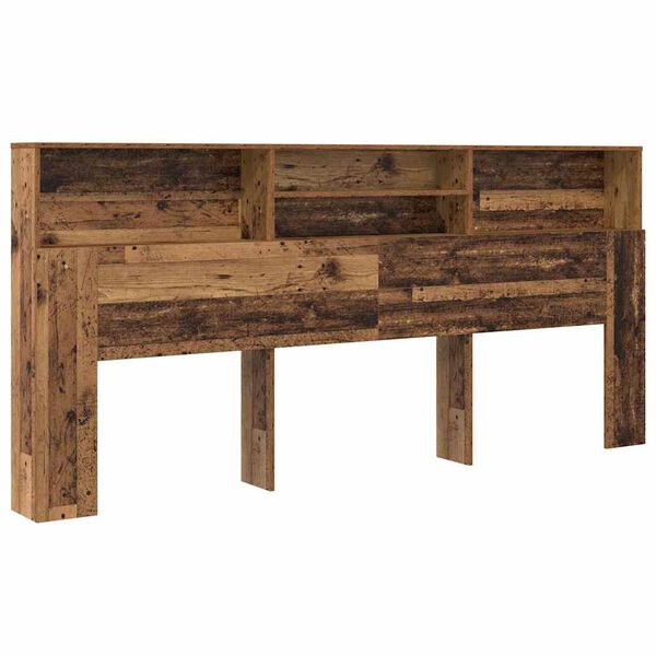 vidaXL Cabecero de armario Madera Vieja 220 x 19 x 101,5 cm