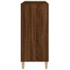 vidaXL Mueble discos madera contrachapada roble marrón 84,5x38x89 cm