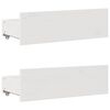 vidaXL Cama con cajones sin colch&oacute;n madera maciza blanca 150x200 cm
