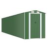 vidaXL Cobertizo de jard&iacute;n acero galvanizado verde 192x938x223 cm