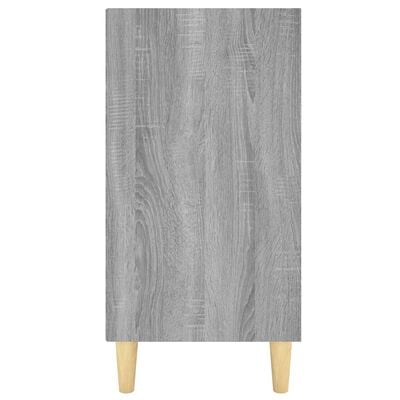vidaXL Aparador de madera de ingeniería gris Sonoma 103,5x35x70 cm