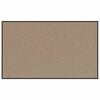 vidaXL Felpudo Beige y Negro 90 x 150 cm 100% Poliamida