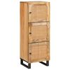 vidaXL Aparador alto Marr&oacute;n 40 x 33 x 110 cm Madera de mango maciza
