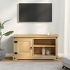 vidaXL Mueble de TV Corona madera maciza de pino 100x40x52 cm