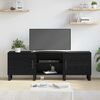 vidaXL Gabinete de TV Roble Negro 150 x 30 x 50 cm