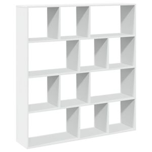 vidaXL Estanter&iacute;a librer&iacute;a madera de ingenier&iacute;a blanca 132x29x141,5 cm