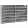 vidaXL Vitrina de madera de ingenier&iacute;a gris hormig&oacute;n 100x8,5x58 cm