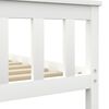 vidaXL Estructura de cama sin colchón madera de pino blanco 90x200 cm