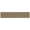 vidaXL Alfombra de &aacute;rea Natural y negro 80 x 400 cm yute