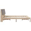 vidaXL Estructura de cama Marr&oacute;n 160 x 200 cm Madera de pino macizo