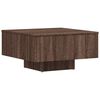 vidaXL Mesa de centro madera de ingenier&iacute;a roble marr&oacute;n 60x60x31,5 cm