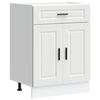vidaXL Mueble bajo de cocina Porto madera contrachapada blanca