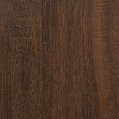 vidaXL Cómoda de madera contrachapada roble marrón 60x36x103 cm
