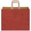 vidaXL Bolsas de papel con asas 250 uds rojo 32x17x25 cm